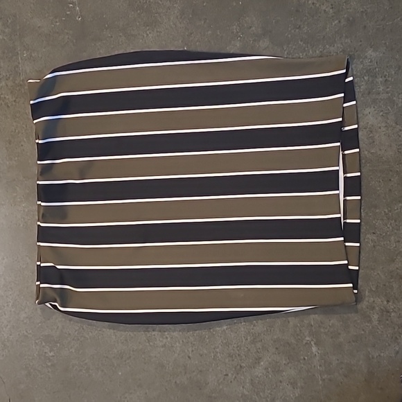 H&M STRIPED PENCIL SKIRT - Picture 2 of 5